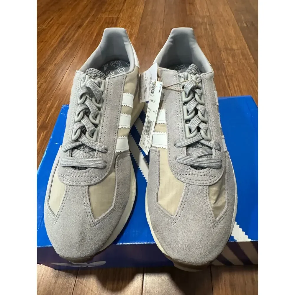 Adidas Retropy E5 Gray/White Men’s Size 8 New w/ Box (Damaged Box)